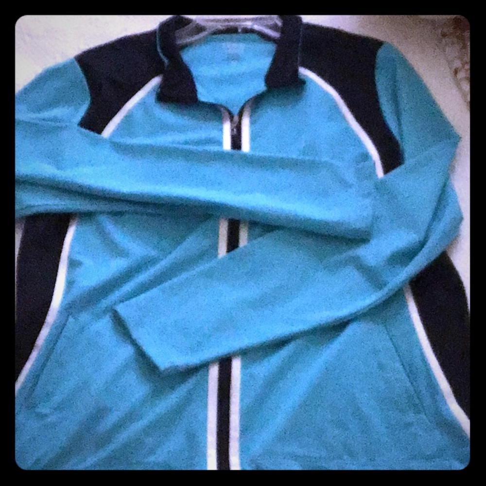 Teal gorgeous tennis jacket